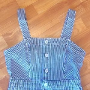 Universal Thread denim button corset dress